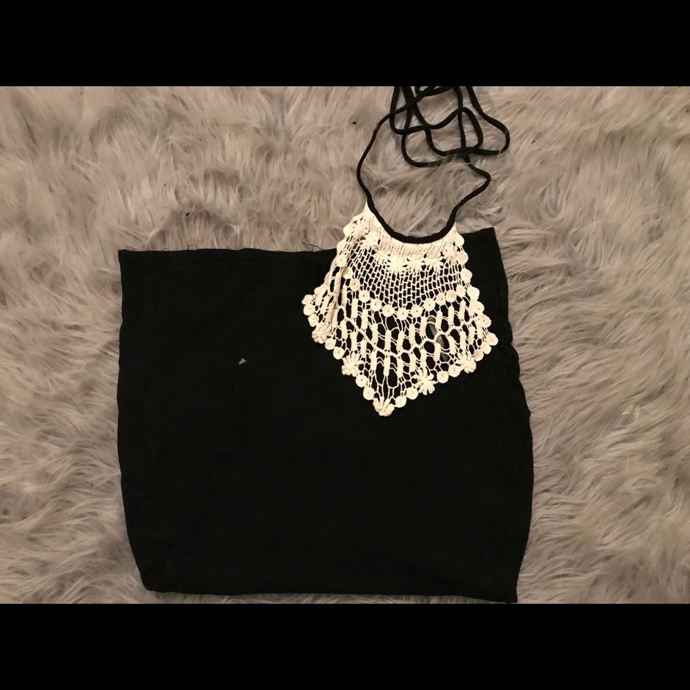 Crochet- Halter Bodycon Dress
